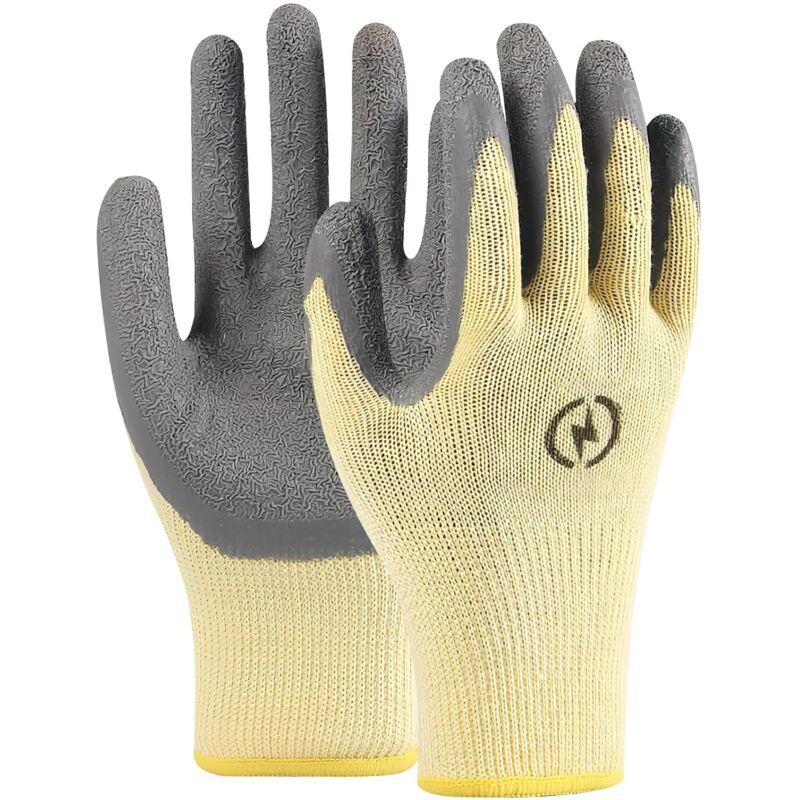 foto del prodotto 1 paio di guanti da lavoro resistenti alla tensione 400v, guanti da elettricista in gomma antiscivolo, guanti isolanti resistenti all abrasione