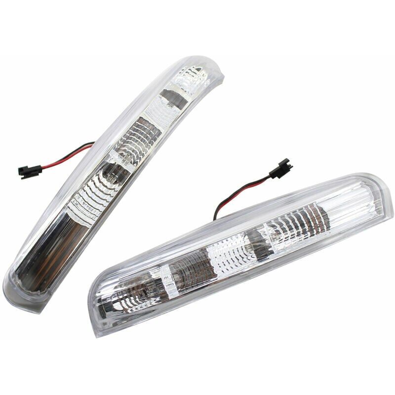 foto del prodotto 1 paio di luci di direzione per specchietto retrovisore auto, luci di ricambio per specchietto laterale a led per chevrolet captiva 2007 2014, bianco