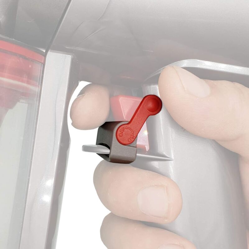 foto del prodotto 1 pezzi compatibili con gli aspirapolvere dyson v15 v6 v8 v7 v10 v11 absolute animal motorhead, blocca lo stato di accensione spegnimento del