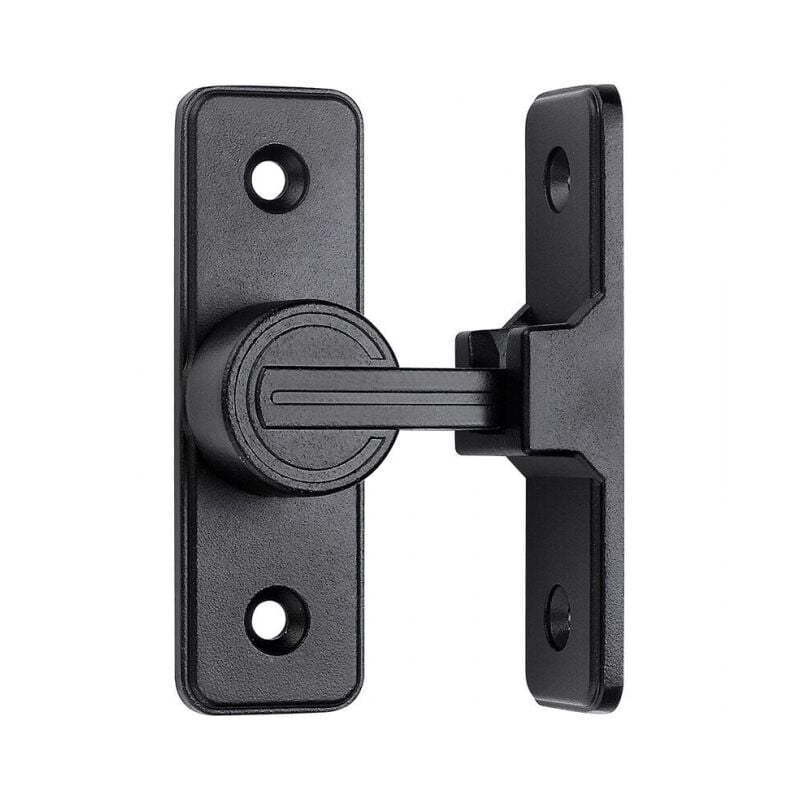 foto del prodotto 1 pezzo di serrature e chiusure per porte scorrevoli di fienili, serrature per porte ad angolo retto di 90 gradi, chiusure per porte di sicurezza con