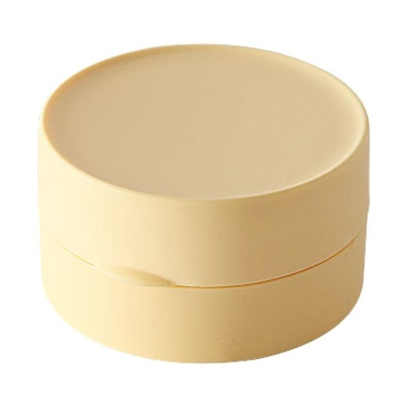 foto del prodotto 1 piccolo portasapone da viaggio giallo, resistente e impermeabile, ideale per escursioni, docce, bagni, scuole e palestre.