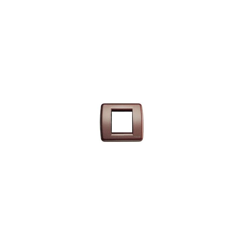 foto del prodotto 1 placca idea rondo 1 2 moduliin metallo colore bordeaux 17093.25 vimar