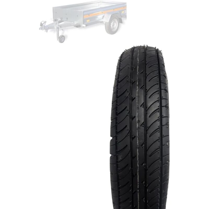 foto del prodotto 1 pneumatico 4.00 10 camera d aria copertone rinforzato tube type 4 pr tl per carrello rimorchietto per barca ricambio carrello agricolo