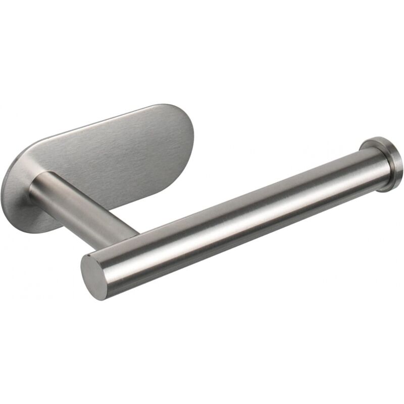 foto del prodotto 1 porta carta igienica, argento, porta carta igienica a parete, porta carta igienica in acciaio inox, porta carta igienica autoadesivo senza foratura