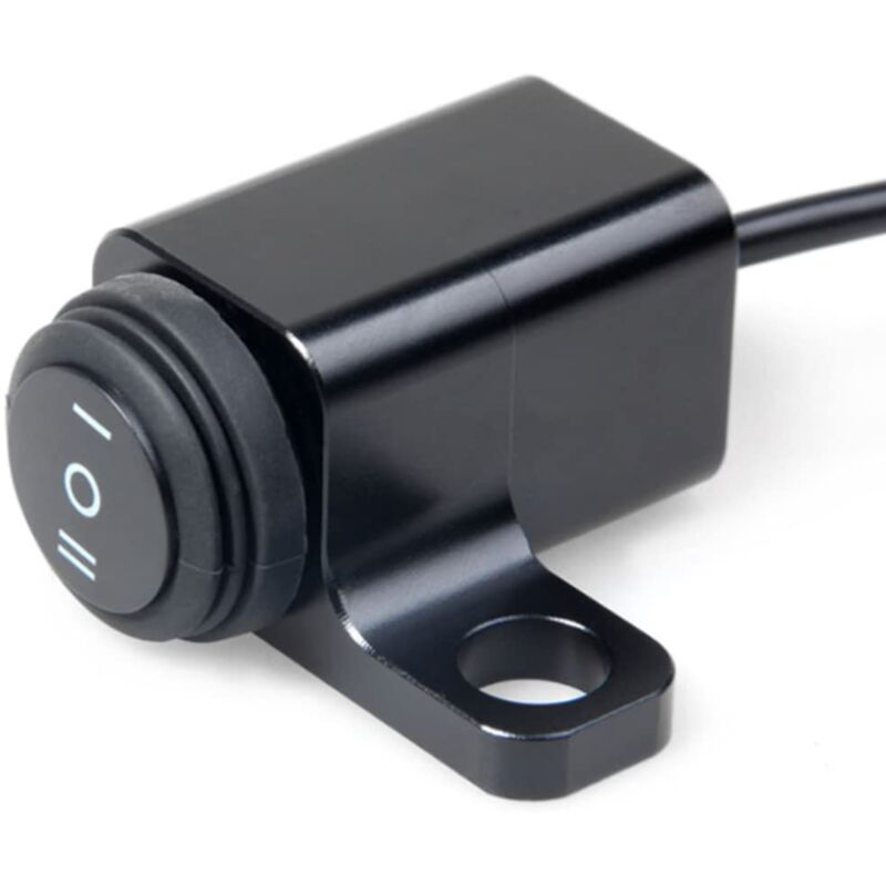 foto del prodotto 1 pz 12v 15a cnc moto interruttori impermeabile on off on interruttore di controllo del manubrio per faro fendinebbia anabbagliante m10 montaggio a