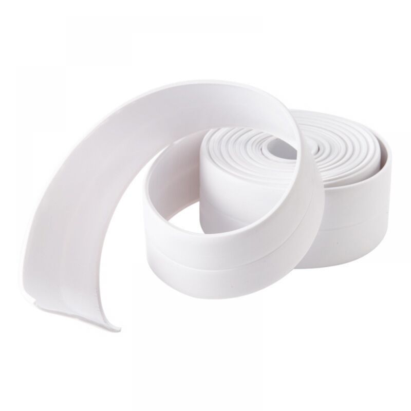 foto del prodotto 1 pz 2,2 cm striscia sigillante in pvc bianco nastro impermeabile anti umidit per cucina bagno