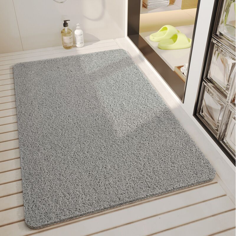 foto del prodotto 1 pz 40x80 cm, grigio tappetino doccia antiscivolo con fori di drenaggio, asciugatura rapida e resistente alla muffa tappetino da bagno in luffa