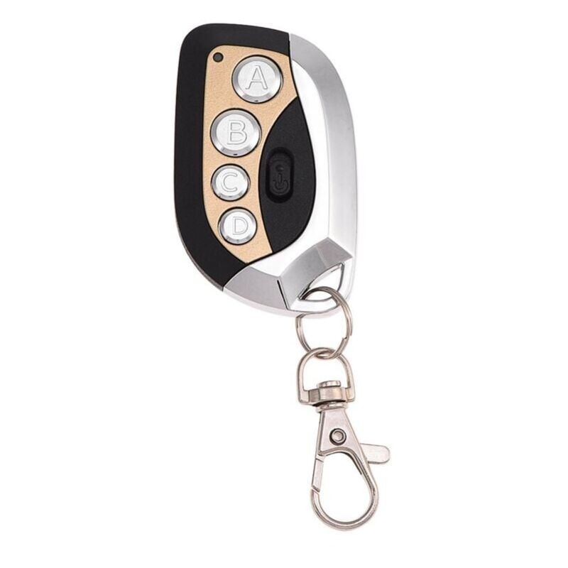 foto del prodotto 1 pz 433.92 mhz duplicatore di telecomando elettrico apriporta garage portachiavi di ricambio telecomando cancello oro 