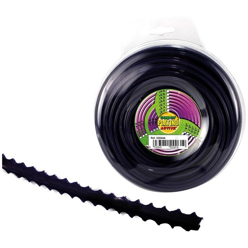foto del prodotto 1 pz filo professionale platino mm 3,3 mt 15 seghettato