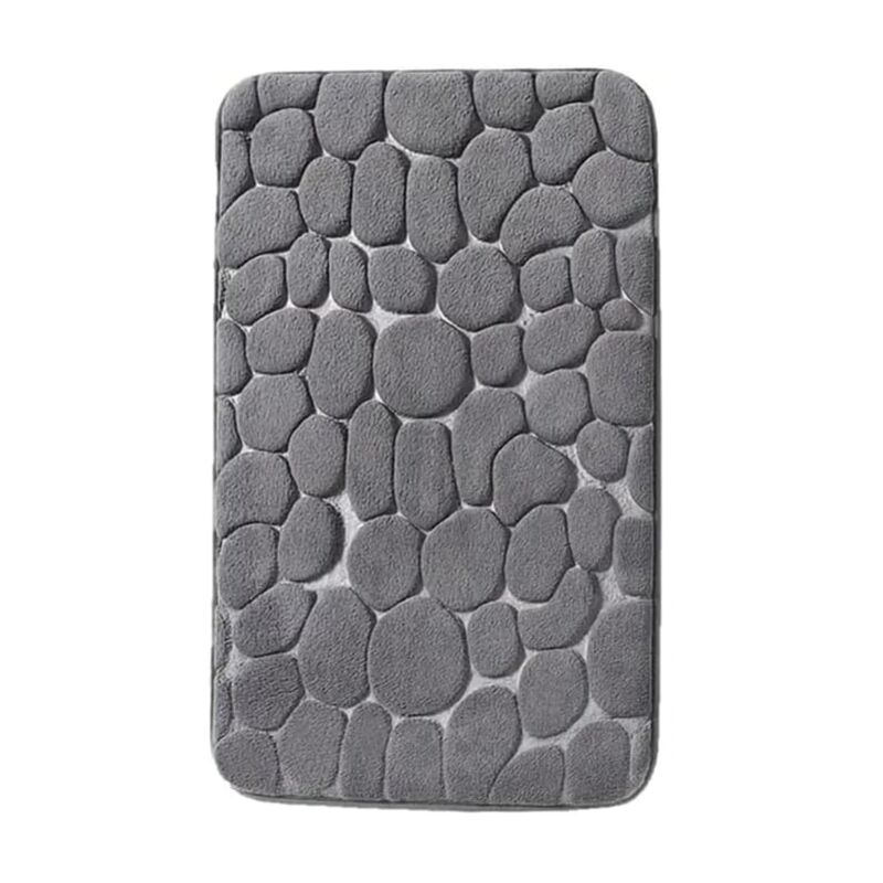 foto del prodotto 1 pz grigio scuro, 40 x 60 cm tappetino antiscivolo assorbente per l ingresso del bagno