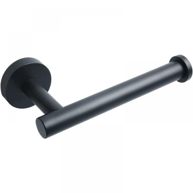 foto del prodotto 1 pz nero porta carta igienica a parete porta carta igienica in acciaio inox 304 lucidato, porta carta igienica per bagno