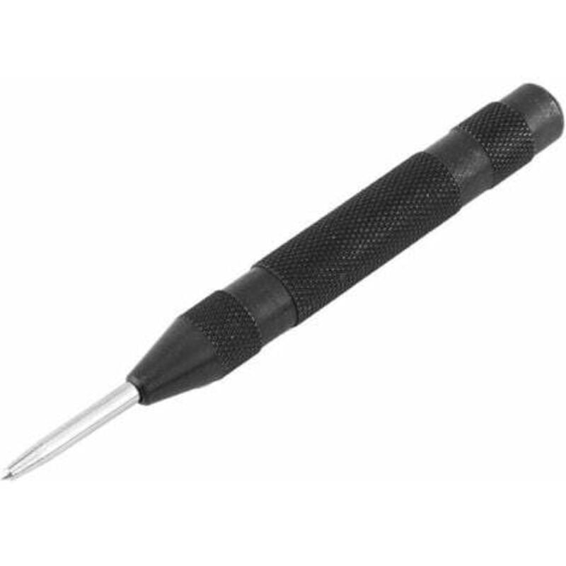 foto del prodotto 1 pz. punzone centrale automatico con forza regolabile, punta da trapano in acciaio nero - lablanc