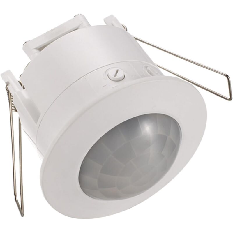foto del prodotto 1 pz rilevatore di movimento a infrarossi ac 220v 240v, montaggio a incasso a soffitto, interno, portata di rilevamento 6 m a 360 , luminosit 