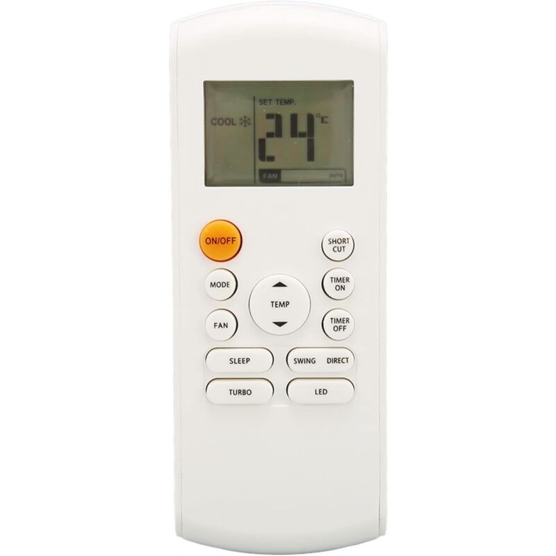 foto del prodotto 1 pz sjlerst telecomando per condizionatore d aria con retroilluminazione a led di ricambio per rg57b1 bge rg57b2 bge rg57b bge rg57 bge rg57a bge