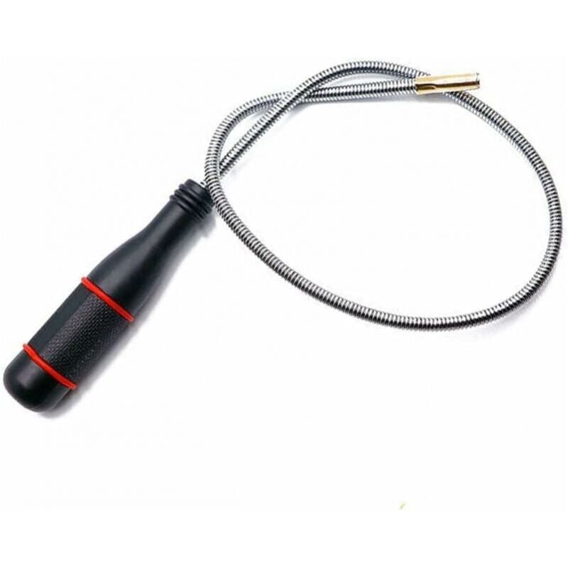 foto del prodotto 1 pz strumento di raccolta magnetico flessibile, scopa magnetica meccanica portatile flessibile per raccogliere piccole parti, dadi, bulloni, viti,