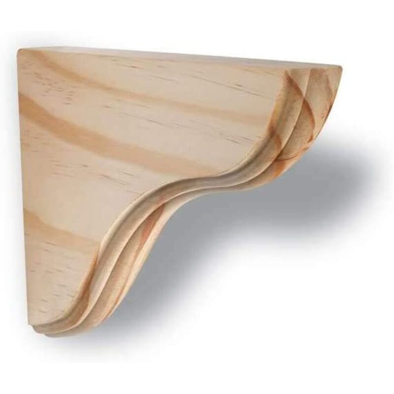 foto del prodotto 1 reggimensola onda 22 legno naturale bolis italia