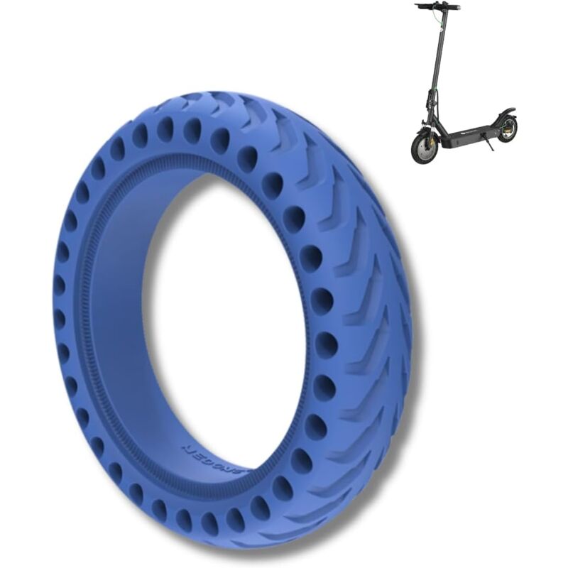 foto del prodotto 1 ruota 8,5 pollici per monopattino elettrico gomme piene blu 8 1 2 x 2 ricambio