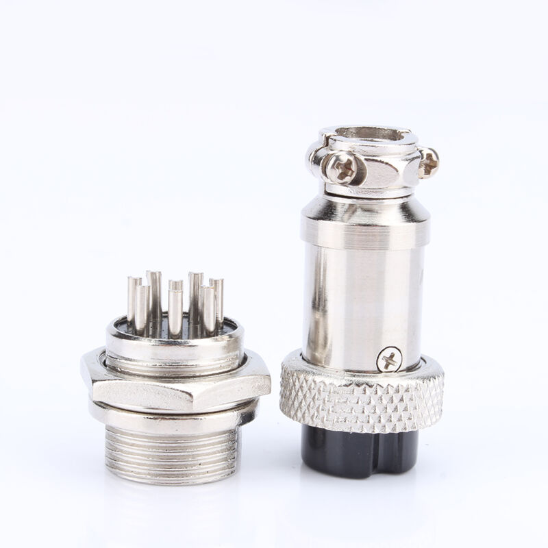 foto del prodotto 1 set gx16 8 pin connettore presa presa elettrica per aviazione a vite tipo nuovo eosnow