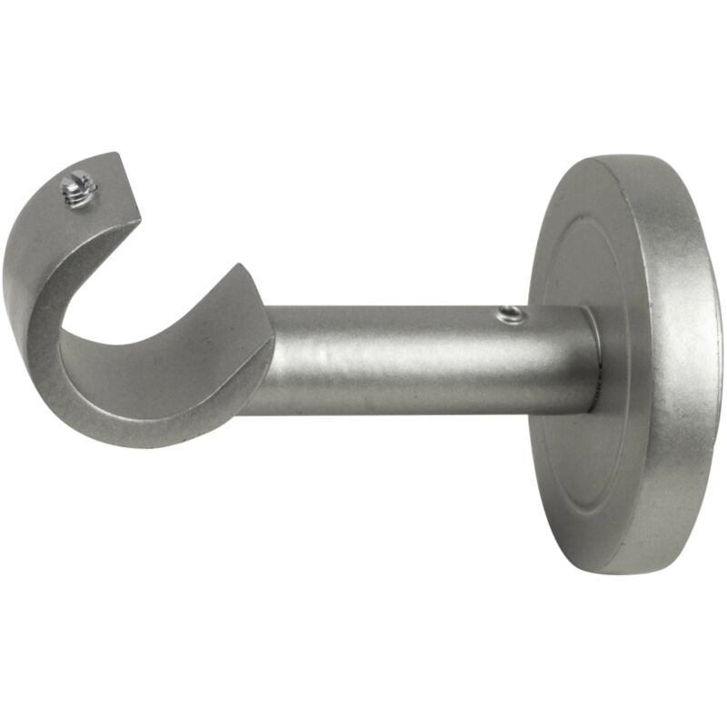 foto del prodotto 1 supporto nichel monoblocco fisso aperto per tubo tende diametro 20 mm