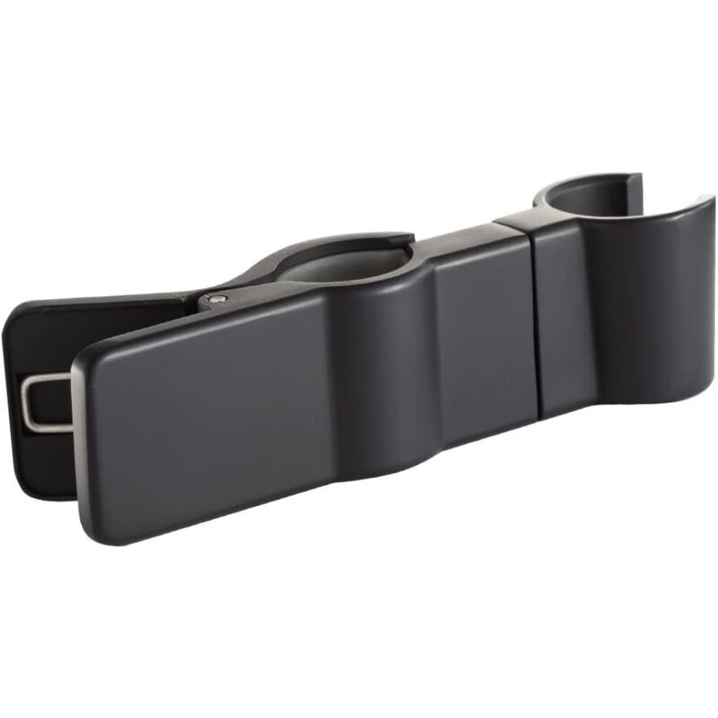 foto del prodotto 1 supporto per doccetta, supporto per soffione doccia, nero, supporto per soffione doccia per barra doccia senza foratura, morsetto per soffione