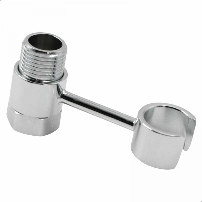 foto del prodotto 1 supporto per soffione doccia da 20 mm, staffa universale regolabile a 360 , montaggio a parete per spruzzatore per wc da bagno, sostituibile