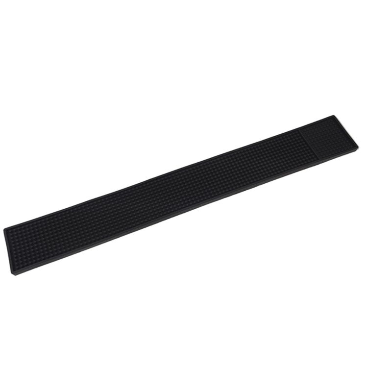 foto del prodotto 1 tappetino scolapiatti nero, 60x8 cm, tappetino scolapiatti, lavabile in lavastoviglie, plastica morbida