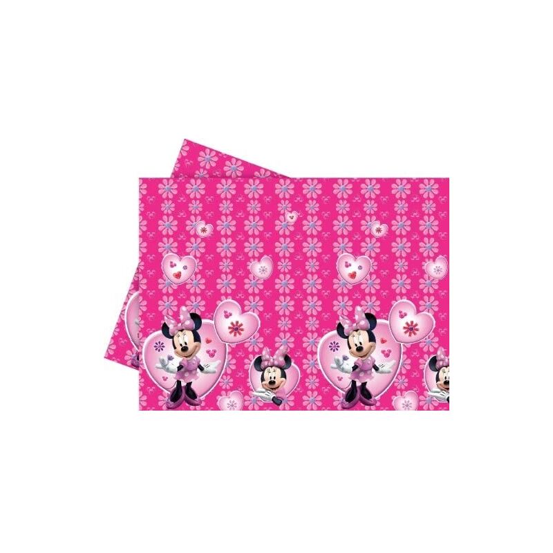 foto del prodotto 1 tovaglia in plastica tema minnie 120x180 cm