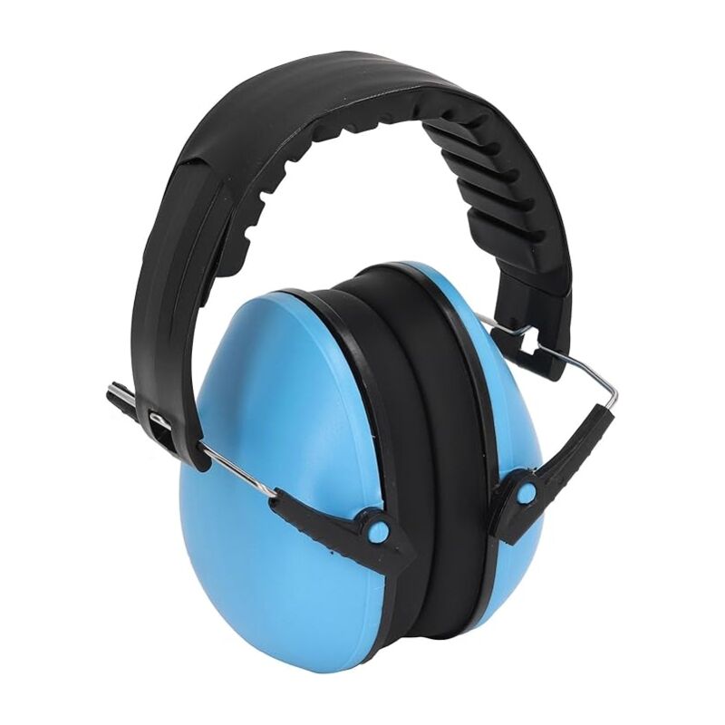 foto del prodotto 1 x cuffia antirumore di sicurezza, cuffie antirumore per fotografia, edilizia, taglio dell erba blu sollbry