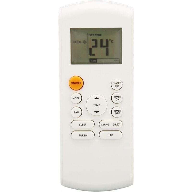 foto del prodotto 1 x telecomando per condizionatore d'aria sjlerst con retroilluminazione a led sostitutivo per rg57b1, bge, rg57b2, bge, rg57b, bge, rg57, bge,