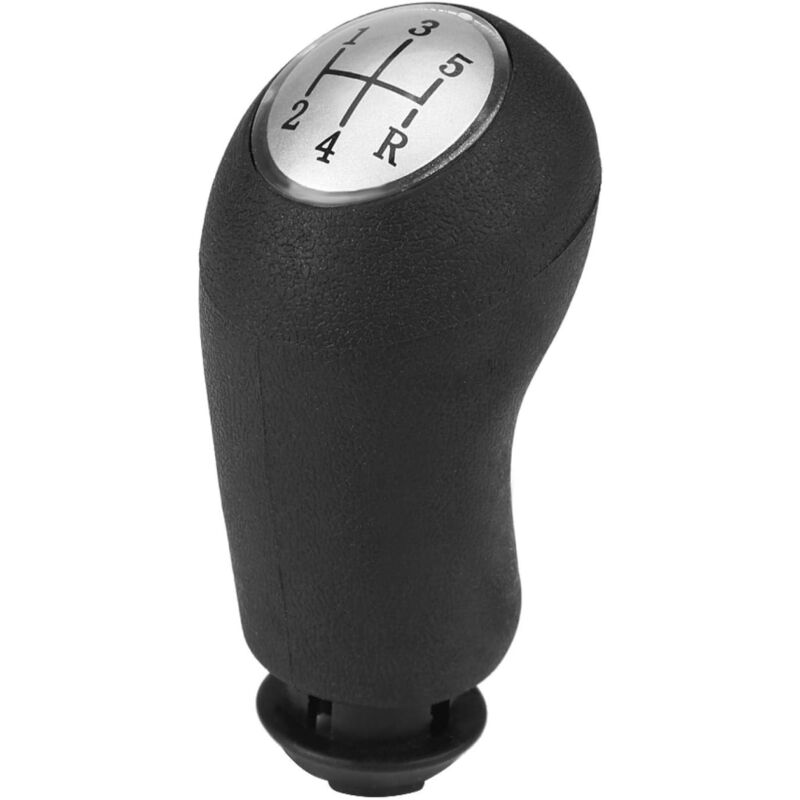 foto del prodotto 1 x testa del pomello del cambio per auto, compatibile con pomello del cambio in plastica abs per renault clio iii megane ii scenic ii