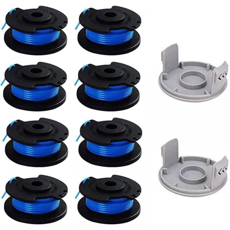 foto del prodotto 10 confezioni di bobine di ricambio per decespugliatore ryobi inch, compatibili con ryobi one ac14rl3a, decespugliatore a batteria, 8 bobine 2