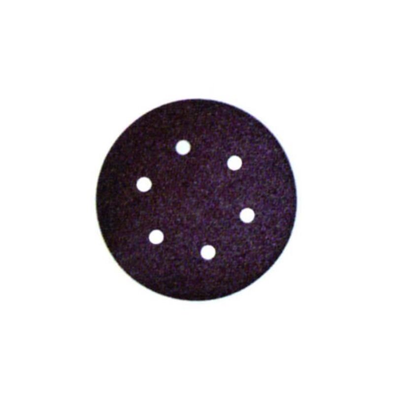 foto del prodotto 10 dischi carta abrasiva forata con velcro per rotorbitali mm.150 grana 100