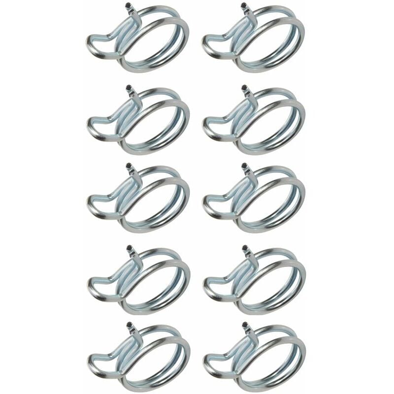 foto del prodotto 10 fascette stringitubo 5 mm x 8 mm per tubo carburante, tosaerba a benzina, trattore