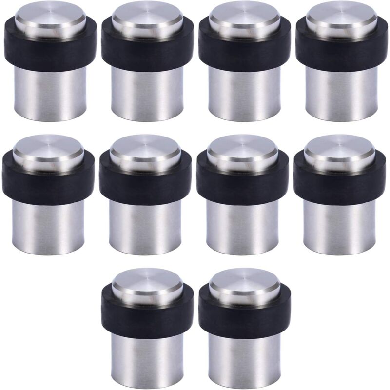 foto del prodotto 10 fermaporta da pavimento 4,5 cm fermaporta in acciaio inox fermaporta readcly