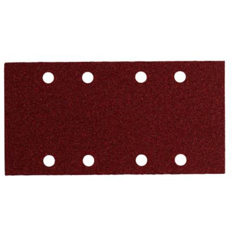 foto del prodotto 10 fogli abrasivi autoaderenti 8 fori 93x185 mm p 60