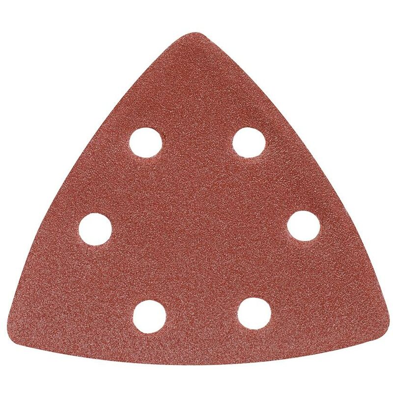 foto del prodotto 10 fogli triangolari a fissaggio strappo 90 mm 120 grana silverline