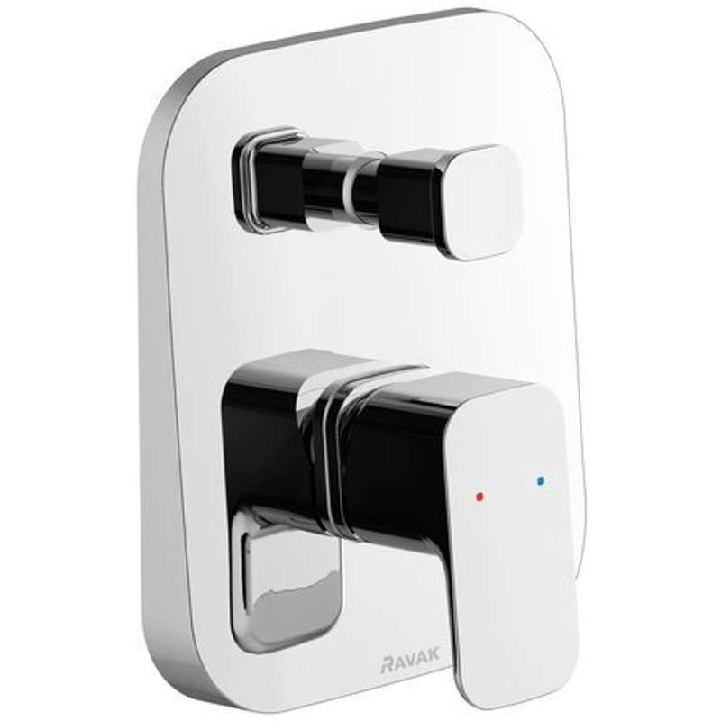 foto del prodotto 10 free miscelatore da incasso per vasca td f 065.00, cromo x070136 ravak