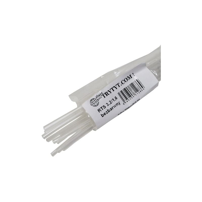 foto del prodotto 10 guaine termorestringenti rts 3.2 1.6, incolori