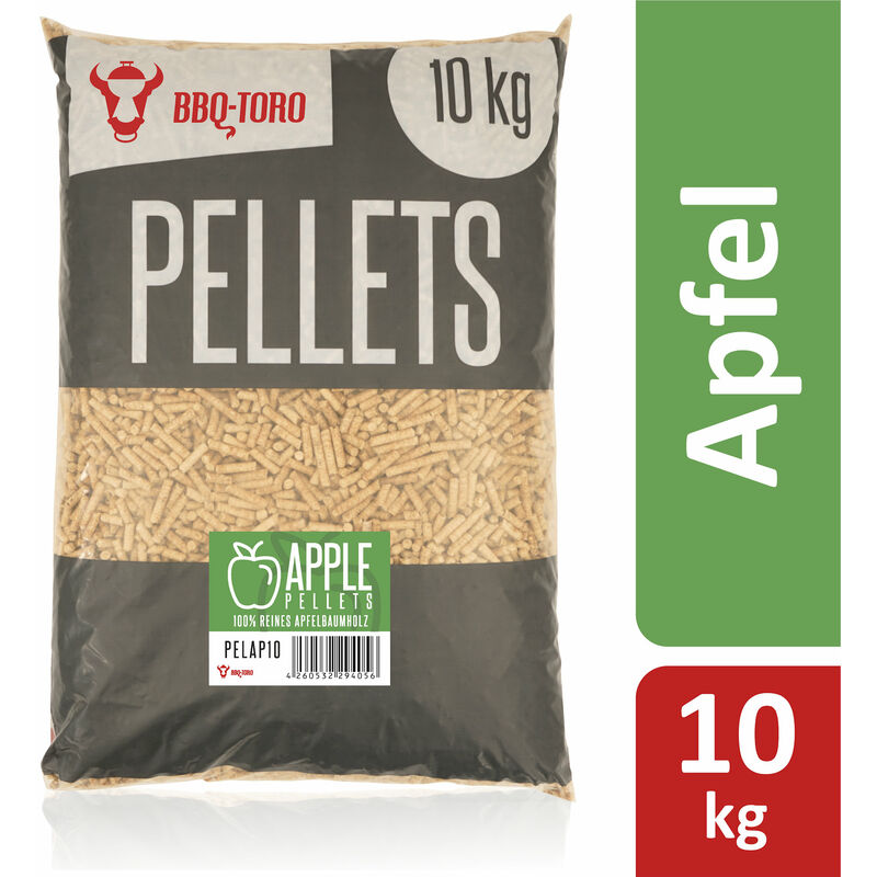 foto del prodotto 10 kg pellet di mele da 100% legno di melo pellet di mele - bbq-toro