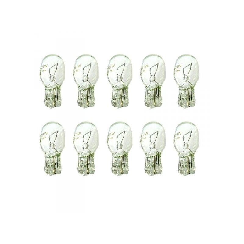 foto del prodotto 10 lampade alogene t20 w21w 12v 21w per posizione freno frecce auto