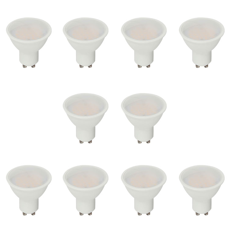 foto del prodotto 10 lampadina led gu 10 gu10 7.5 w faretto luce naturale 4000k 38 chip samsung