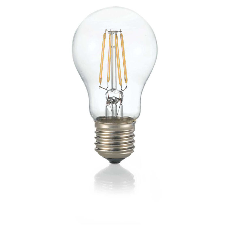 foto del prodotto 10 lampadine led goccia e27 4 watt 4000 k h.10,5 trasparente