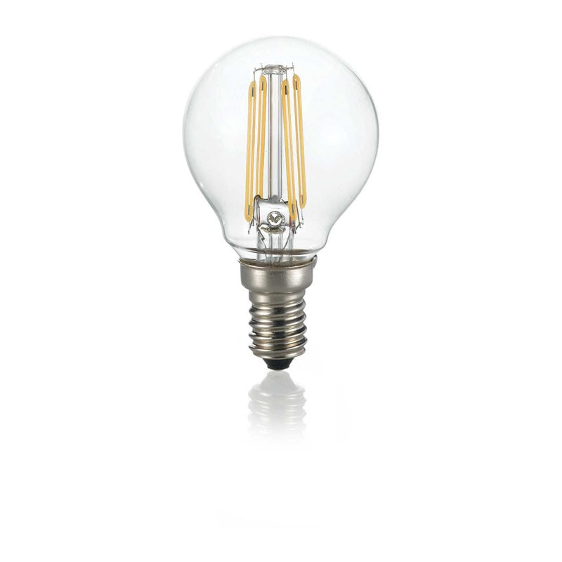 foto del prodotto 10 lampadine led sfera e14 4 watt 4000 k 520 lm trasparente