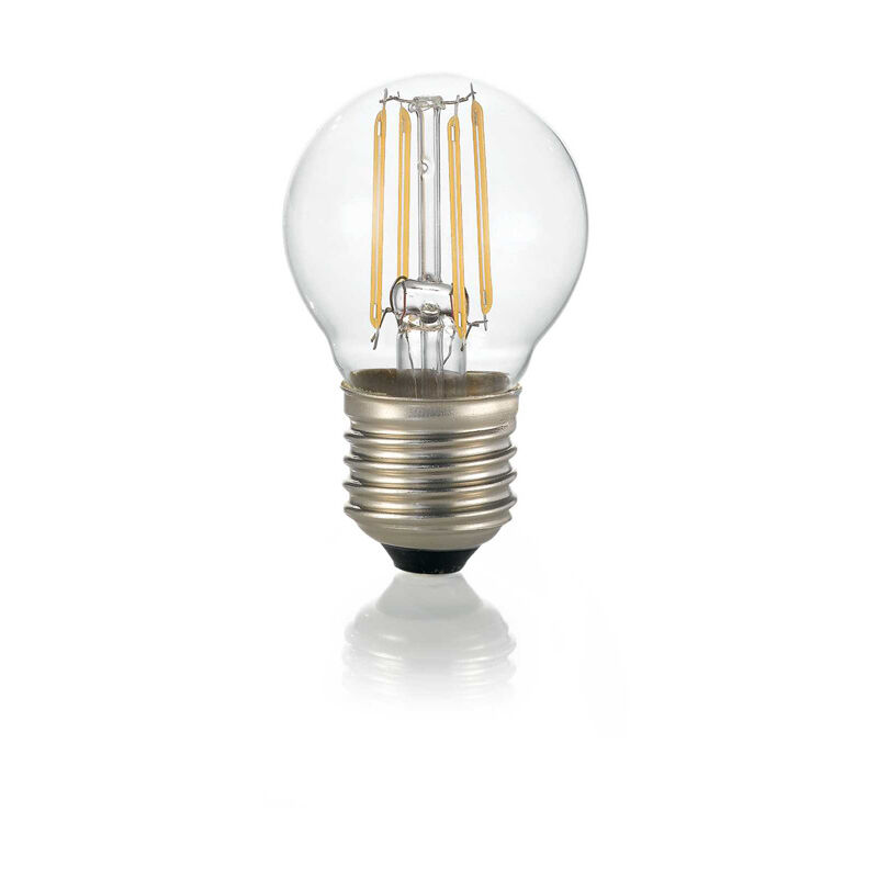 foto del prodotto 10 lampadine led sfera e27 4 watt 4000 k 450 lm h. 7,5 trasparente