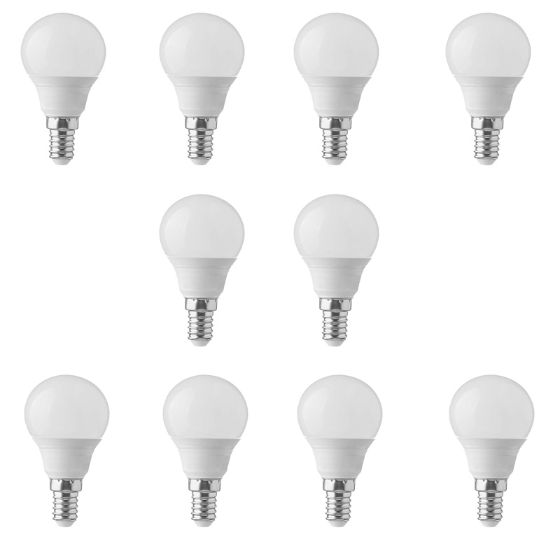 foto del prodotto 10 lampadine led v tac e14 8.5w a60 3000k lampadina luce calda chip samsung