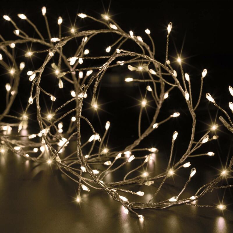 foto del prodotto 10 m di luce bianca calda 800 led per esterni trasformatore feeric lights christmas