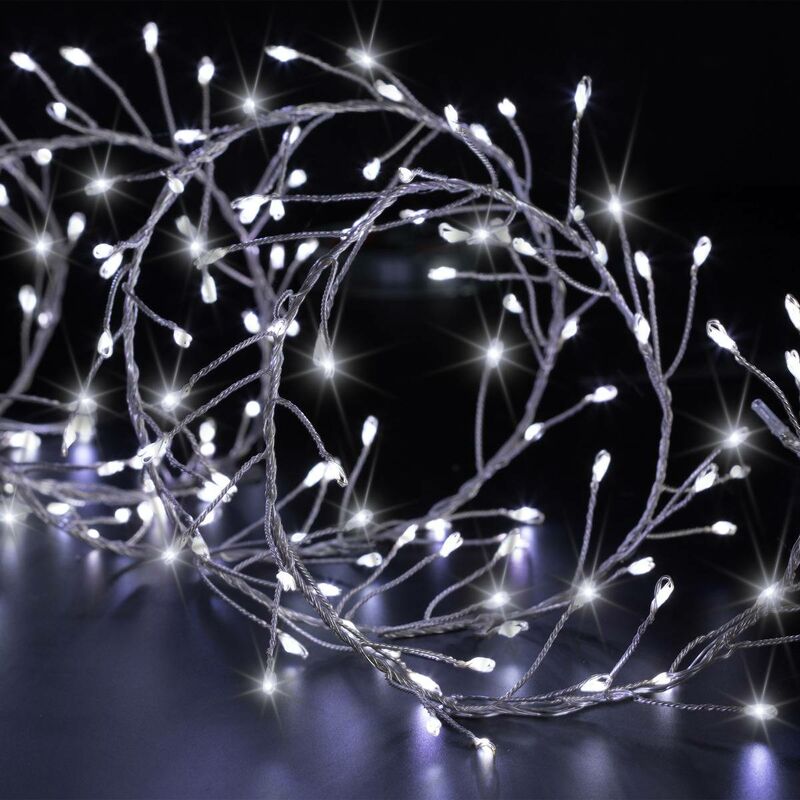 foto del prodotto 10 m di luce bianca fredda per esterni boa 800 led trasformatore feeric lights christmas
