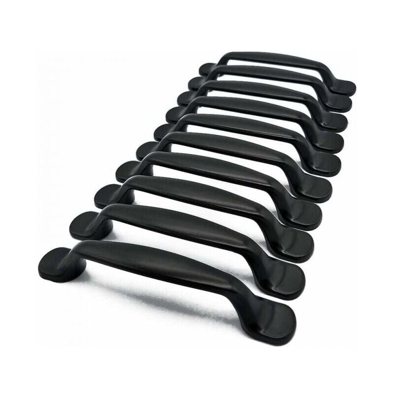 foto del prodotto 10 maniglie per mobili, interasse 128 mm, maniglie per ante di mobili da cucina, cassetti, armadi, camere da letto