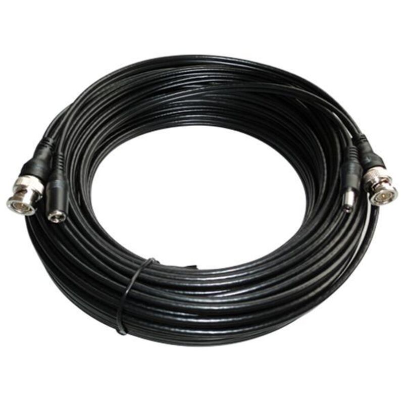 foto del prodotto 10 metri di cavo bnc con connettore di alimentazione cox10