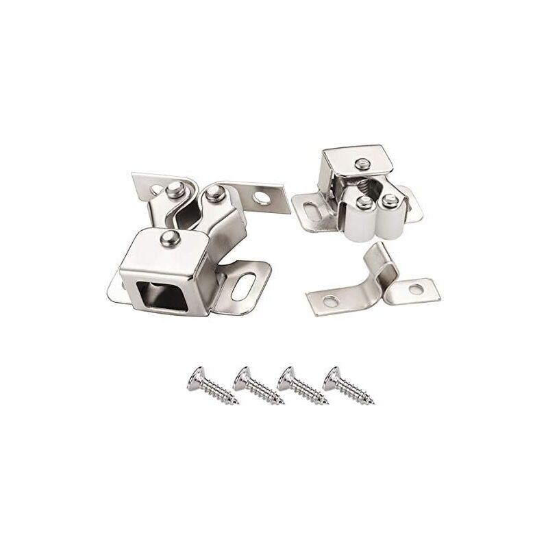 foto del prodotto 10 pack door catches with double roller screws for cabinets
